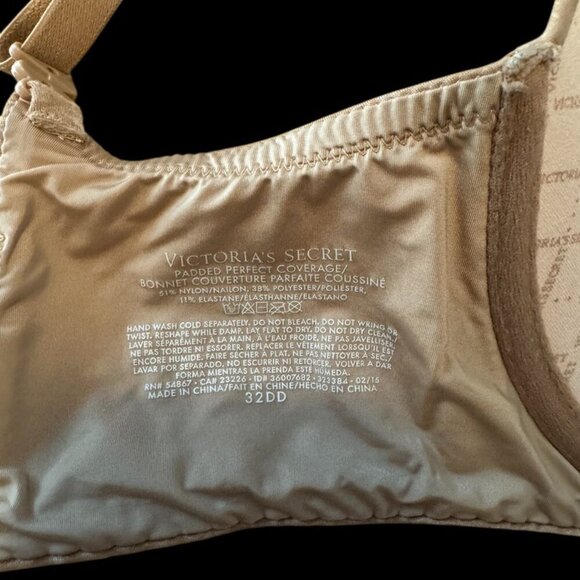 Victoria's Secret "Padded Perfect Coverage" bra size 32DD - Picture 5 of 5